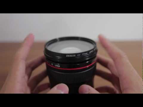 how to attach uv filter to dslr