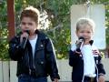 Justin & Jake...LIVE and on stage!