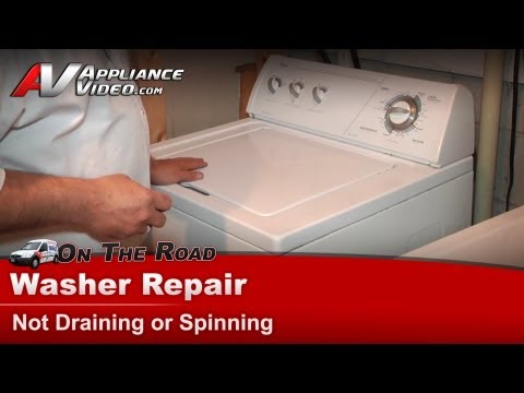 how to drain estate washer