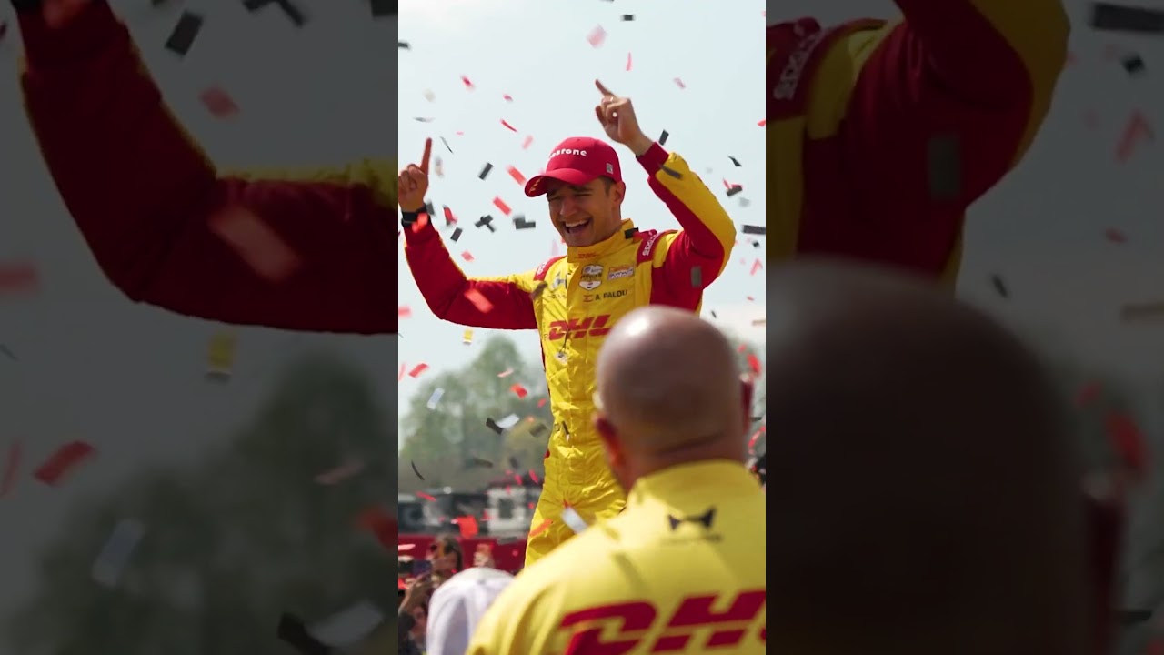 Clutch on Sundays 💪 #indycar #alexpalou #chipganassiracing