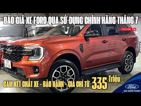 Cập Nhập Xe Lướt, Báo Giá Xe Ford Lướt Chính Hãng Tháng 7/20 chỉ từ 355 Triệu | Dan Xe Ford
