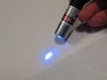 (uploaded by styropyro)&nbsp;Blu Ray Laser Pointer from DealExtreme 