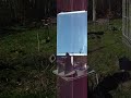 de zonlichtbrenger brengt de zon juist op gekozen plaats met vlakke spiegel