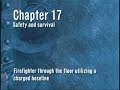 ch 17 firefighter through floor utilizing charged hoseline