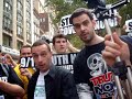 ATLAS SHRUGS 9/11/08 AT GROUND ZERO: 911 \"TRUTHERS\", Bagpipes and Great Americans