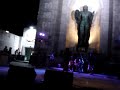 sistema cielo razzo en el monumento contra bush