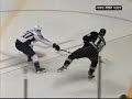 Chris Kunitz pounds Marek Zidlicky Chris Kunitz pounds Marek Zidlicky