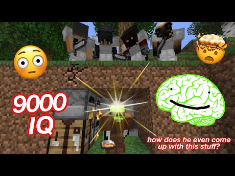 Dream’s 9000 IQ moments from Minecraft Speedrunner VS 4 Hunters REMATCH