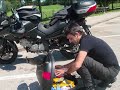 cricchi e manu  per il mondo con v strom !!!!!