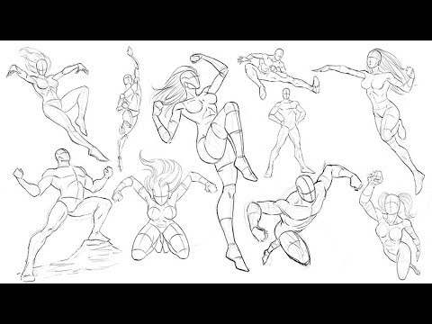 video-linktoworks-How to Draw Dynamic Superheroes - Start to Finish -...