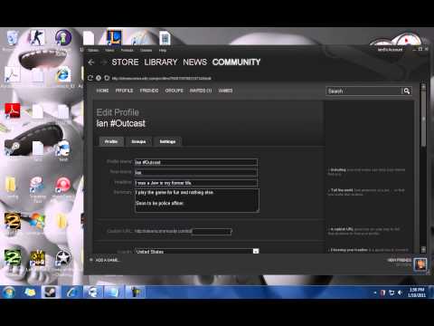 how to set steam profile to public