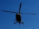 Rescue copter- at take off in Úrazovka-Hospital Brno