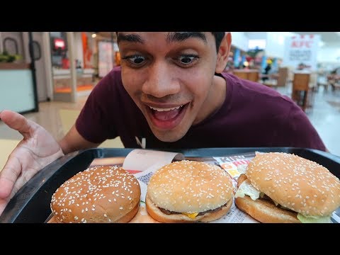 PROVANDO O BURGER KING POR 5 REAIS