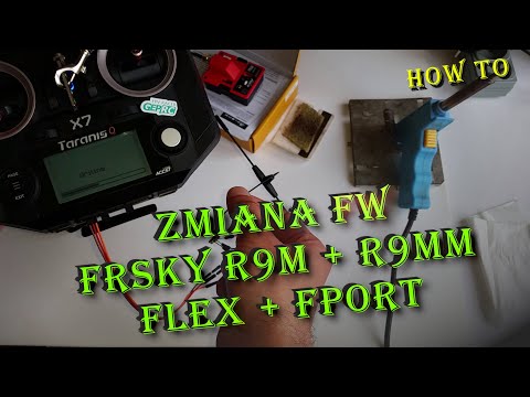 Zmiana FW FRSKY R9M + R9MM FLEX FPORT (new FW Long Range System FRSKY R9M)