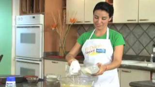 Ponqué con chispas de chocolate