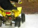 Evan on my Z400 tearin it up
