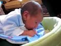 Baby Ilyas  Exercising  - 1 week old