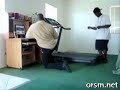 Man slaps two bodybuilders  because they have touc...