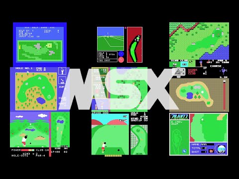 3-D Golf Simulation (1983, MSX, T&ESOFT)