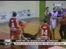 Basketball Player Knocks out Referee