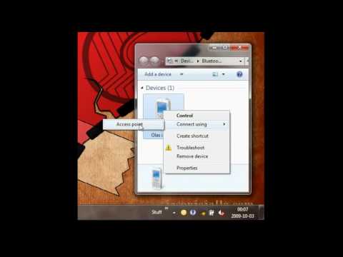 0 iPhone tethering via Bluetooth i Windows 7