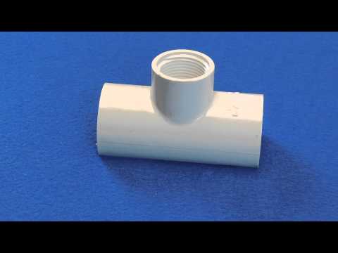 how to install a pvc snap tee