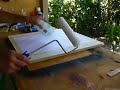 Rolled on silicone over vellum for multitouch screen
