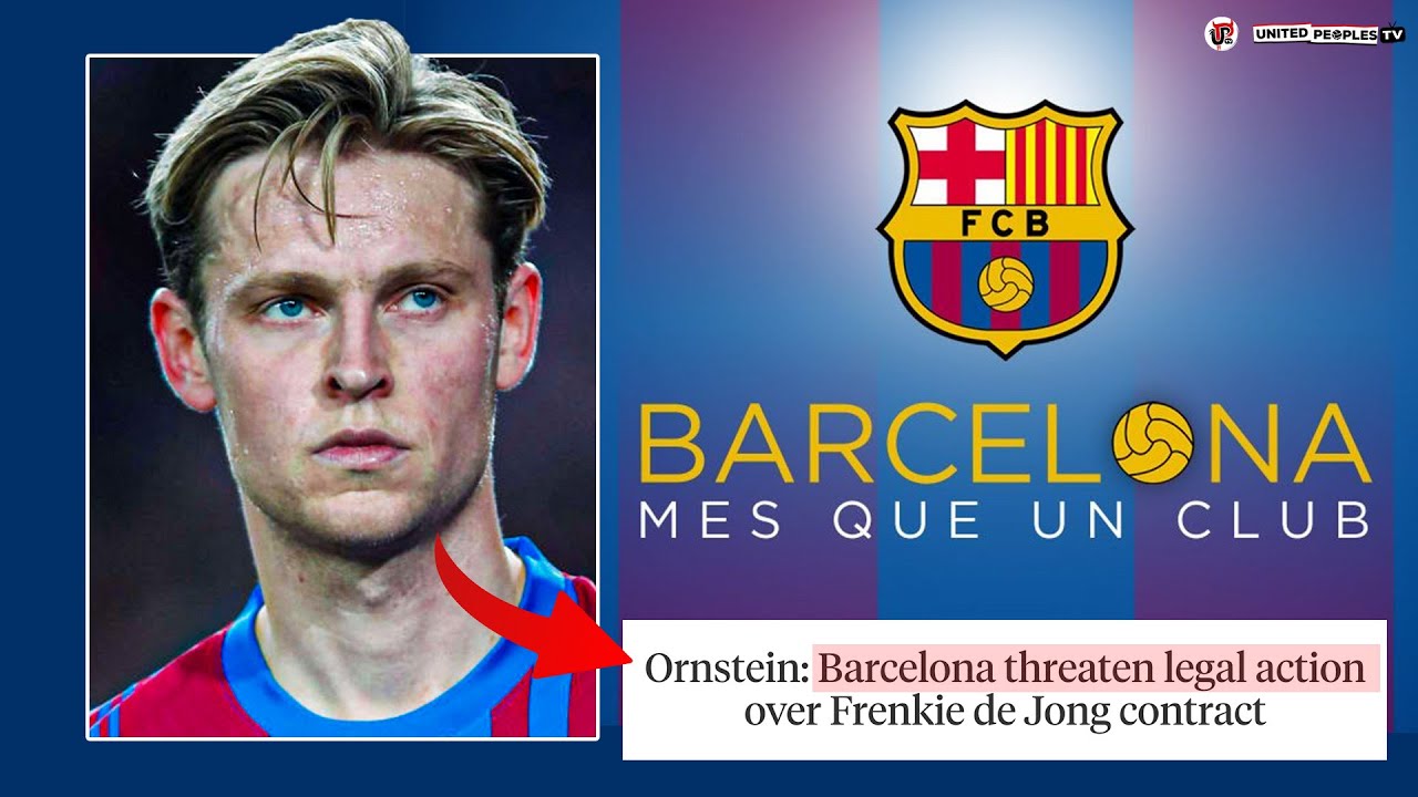 BARCELONA THREATEN DE JONG With Legal Action: "Your Contract Involved Criminality...RIP IT UP."