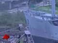 Raw Video: Ship, Barges Aground in New Orleans