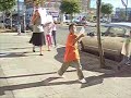 a quick look at the rally, then the march to old town!