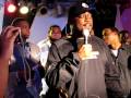 Mike Tomlin Addresses the crowd at the After Party Super Bowl XLIII, Jeff Reid Interrupts