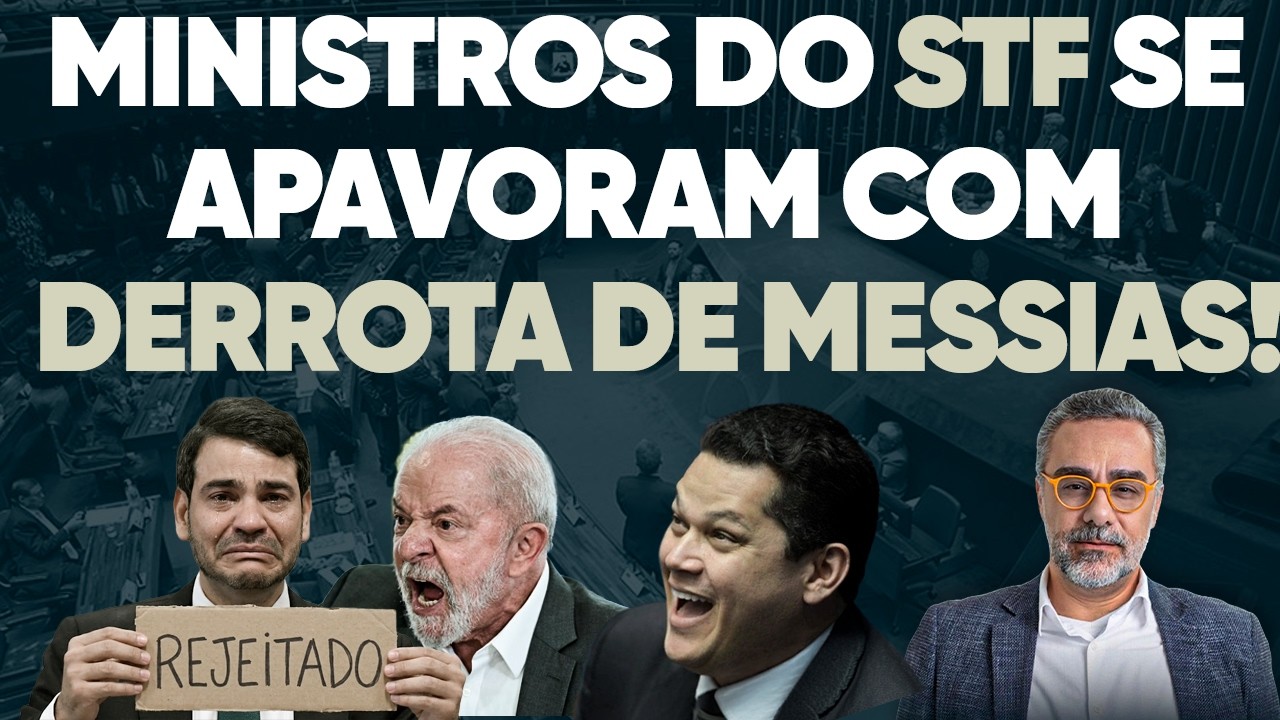 🚨 EXTRA: Senado REJEITOU Messias, mas são 3 os grandes DERROTADOS!
