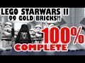 Lego Star wars 2 100% Complete 99 Gold bricks