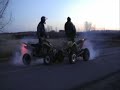 KFX 400 vs LTZ 400 show de boucane