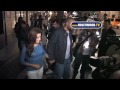 eva longoria and tony parker dine at katsuya in hollywood, california. usa