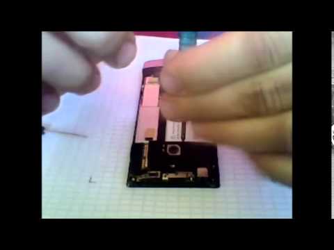 how to remove battery from sony xperia sl
