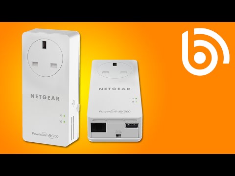 NETGEAR XAUB2511 AV 200 HomePlug Music Extender Pass-Through