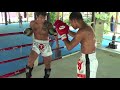Roger Huerta works his Muay Thai Technique with Kru Yod