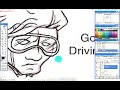 Captain Crypto Digital Inking - Speed Drawing, Painting