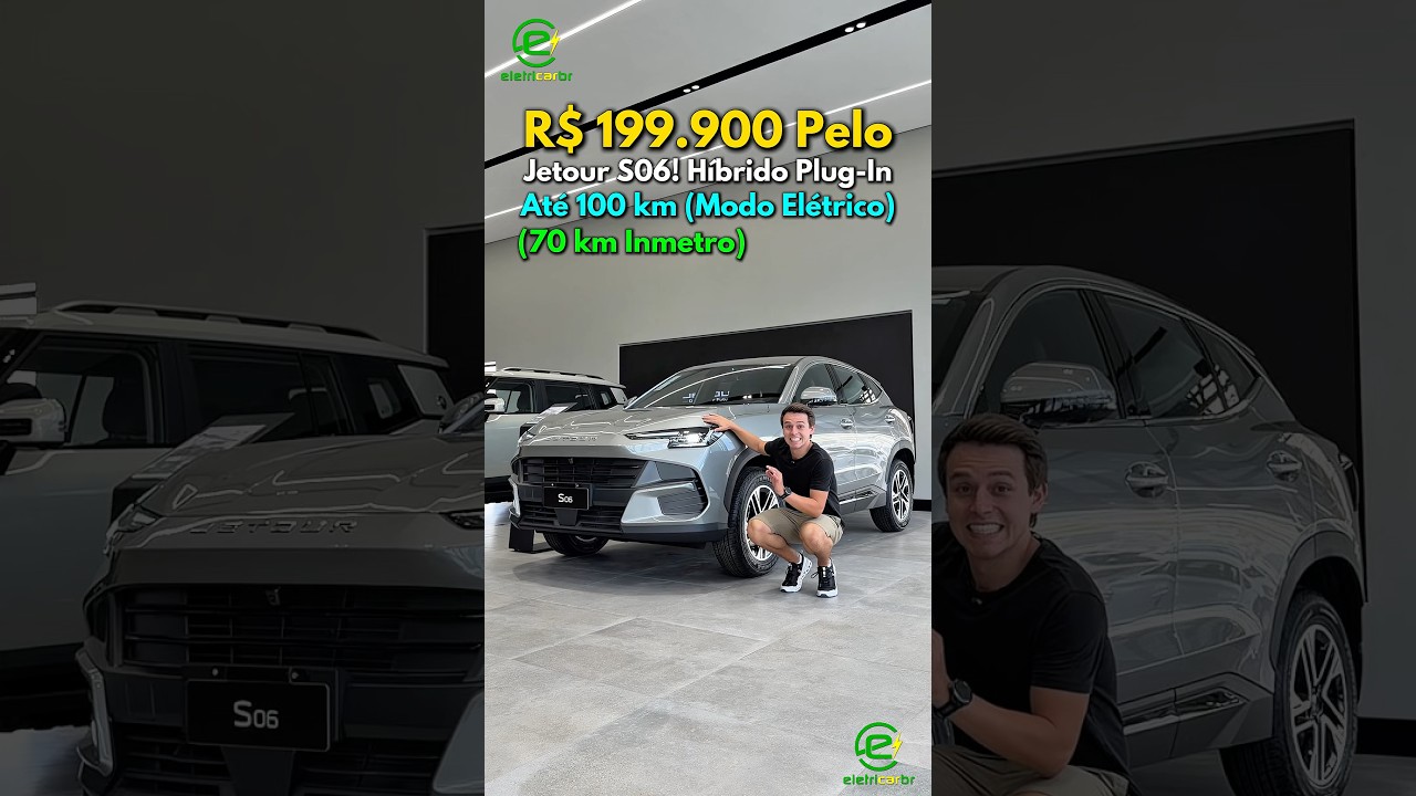 R$ 199.900 - Como é a Versão Inicial do Jetour S06