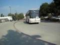 Departure of Yarts bus with Vanhool #141 leave Merced,CA