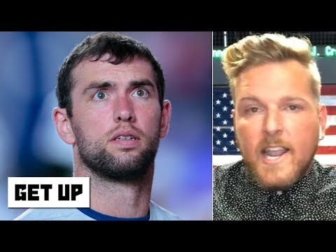 Video: Pat McAfee: Andrew Luck was in a scary situation with the Colts' abysmal offensive line | Get Up