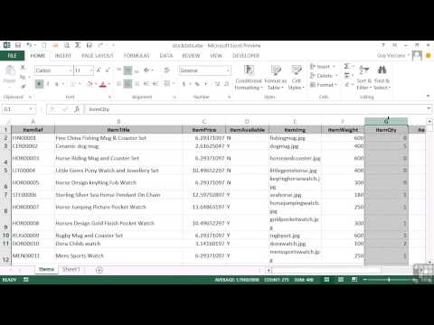 how to define an array in excel