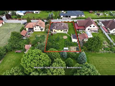 Video Prodej RD 5kk, garáž, zahrada, 1.219 m2, Boskovice