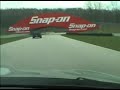 One and a half laps. I had a blast! This was my first time on a road course. I detuned the truck to about a 