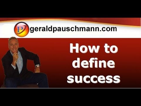 how to define success