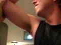 My cousin getting his Arm pitts WAXED!! {Part 1}