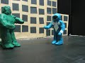 Godzilla vs Power Rangers Claymation
