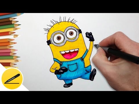 video-linktoworks-How to Draw Minion step by step easy - Art for Kids ✔