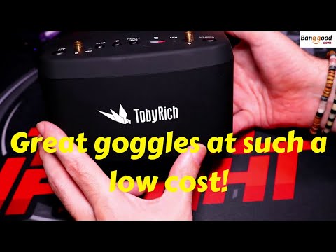 Tobyrich TR1 EV800D 5.8G 40CH Diversity FPV Goggles Full Review